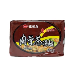 味丹 味味A肉骨茶麵85gx5包/袋 x6/箱 85g/30