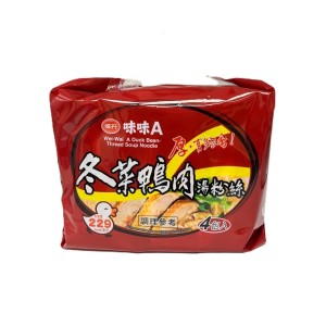 味丹 味味A鴨肉冬粉 60gx4包/袋 x6/箱 60g/24