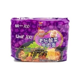 統一100 老罈酸菜牛肉麵(袋)119x5包/袋