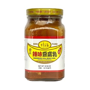 禧福 手工辣味豆腐乳(中) 300g/24