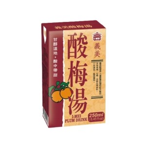 義美 酸梅湯(鋁箔包) 250ml/24