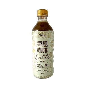 黑松 韋恩咖啡 拿鐵 500ml/24