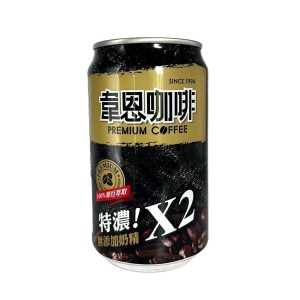 黑松 特濃韋恩咖啡 320ml/24