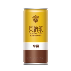 貝納頌 咖啡(拿鐵) 210ml/24