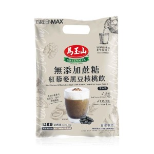 馬玉山 無添加蔗糖 紅藜麥黑豆核桃飲 360g/12