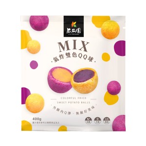 瓜瓜園 MIX氣炸雙色QQ球 400g/20