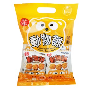 九福 动物饼干牛奶口味 200g