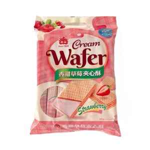 I-Mei Strawberry Cream Wafers 400g