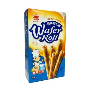 義美 威化捲(香草牛奶) 72g