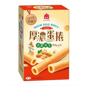 义美 厚浓蛋卷(香浓花生) 152g