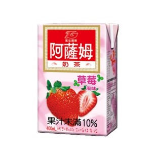 阿薩姆 草莓奶茶 400ml