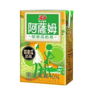 阿薩姆 哈密瓜奶茶 400ml